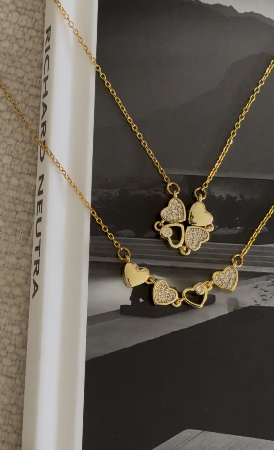 DuoHeart Magnetic Necklace