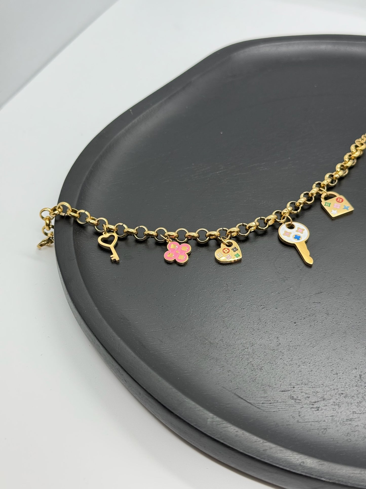 Charm Key Bracelet