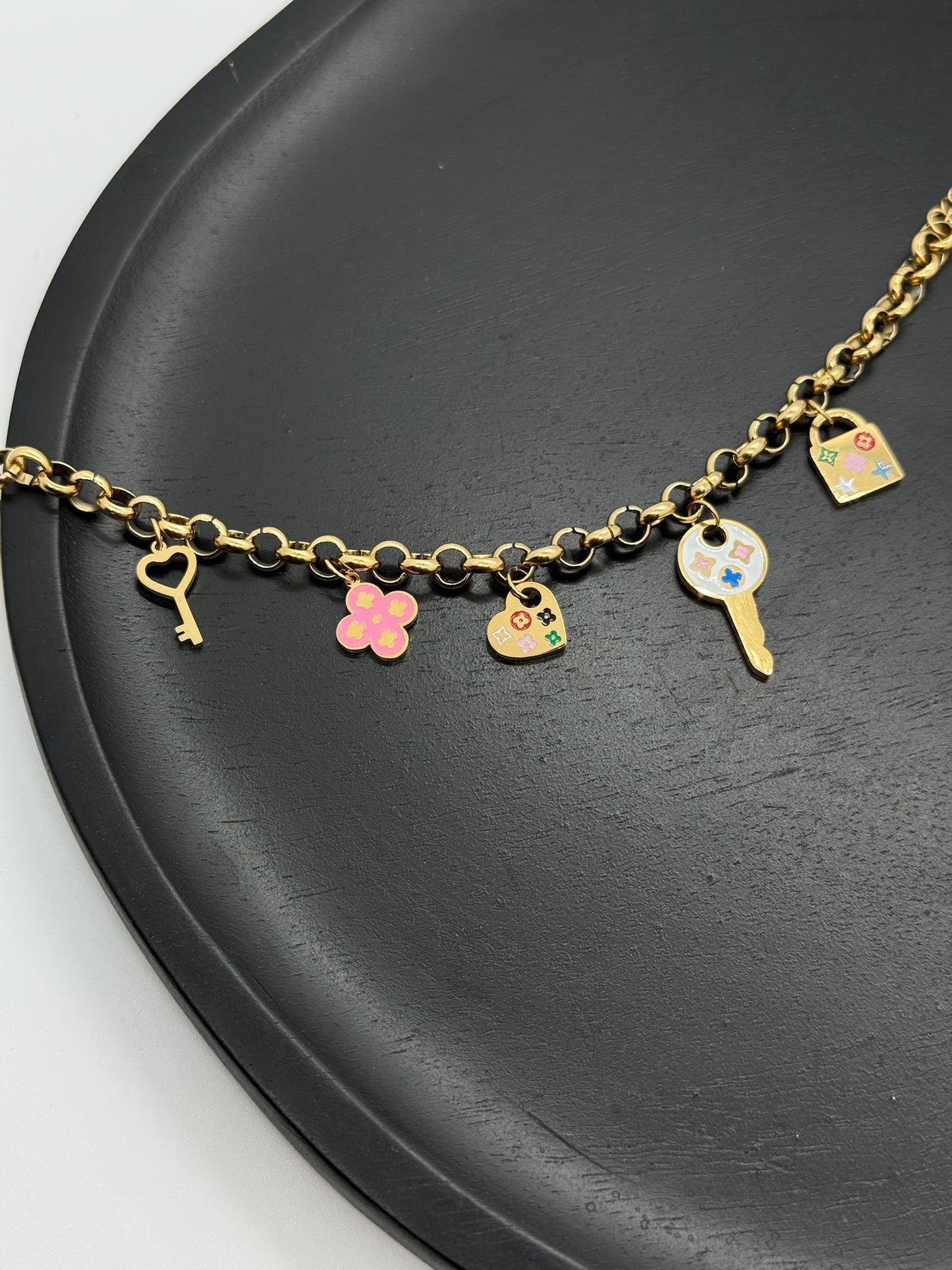 Charm Key Bracelet