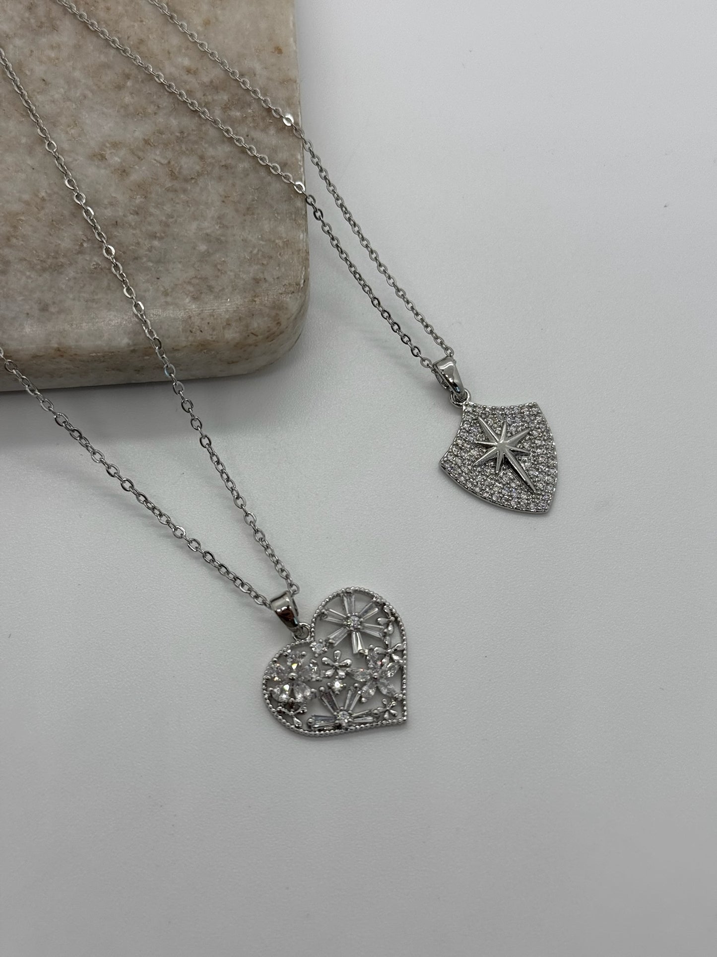 Blooming Heart Pendant Necklace