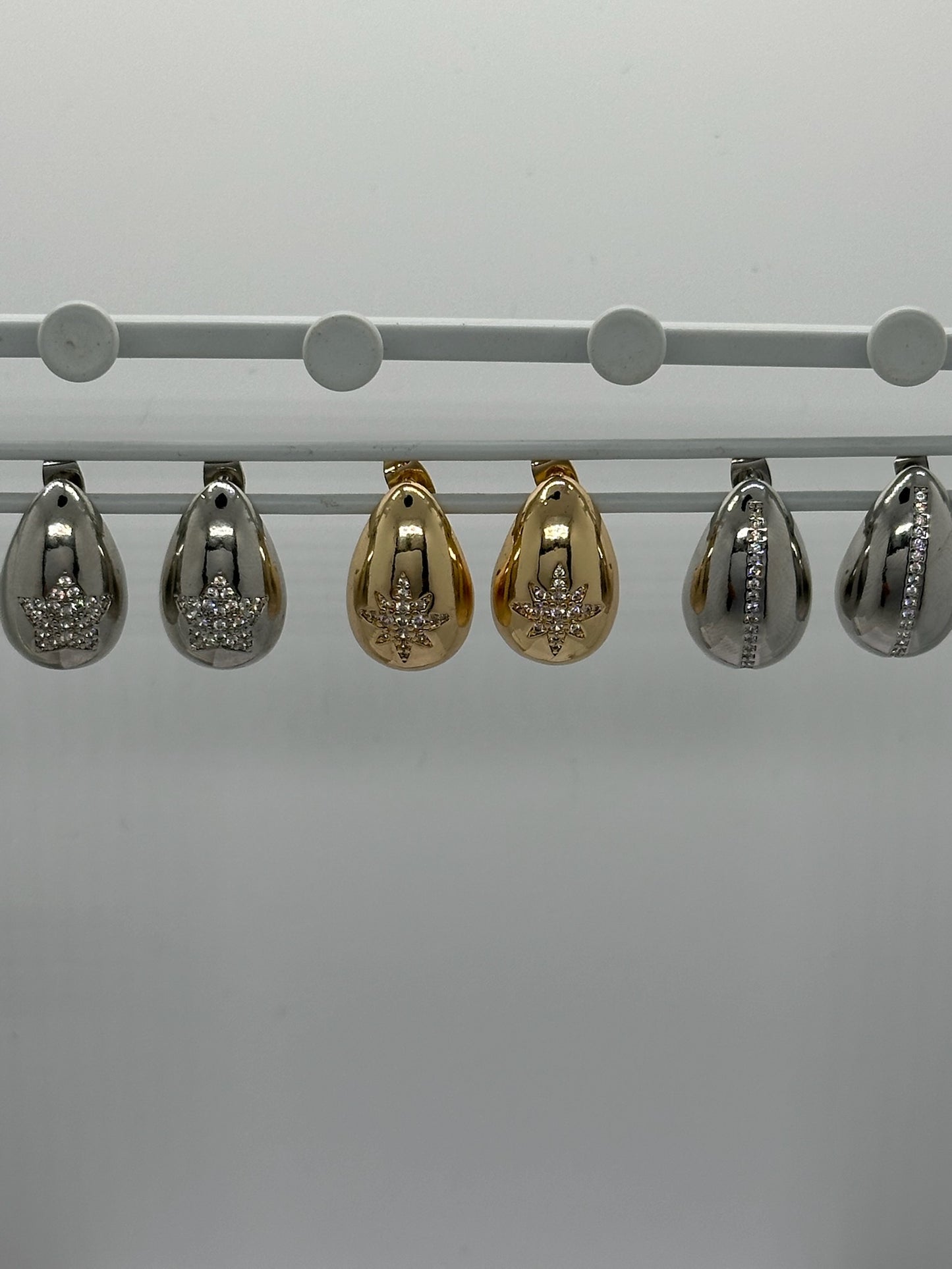 Eclipse Teardrop Earrings