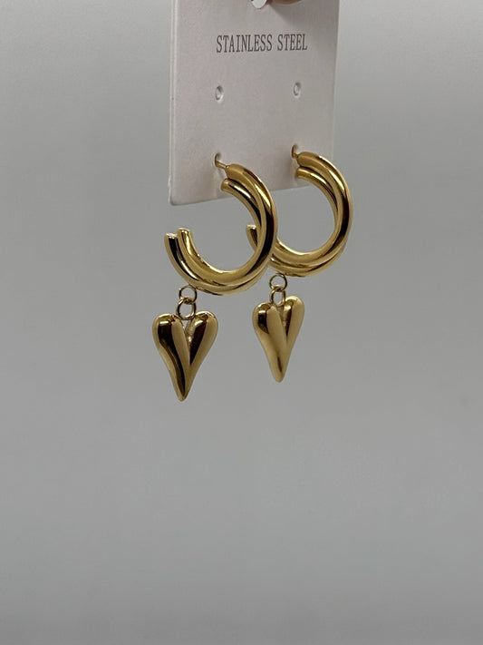 Heart Hoop Drops
