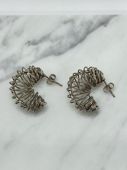 Infinity Coil Hoops